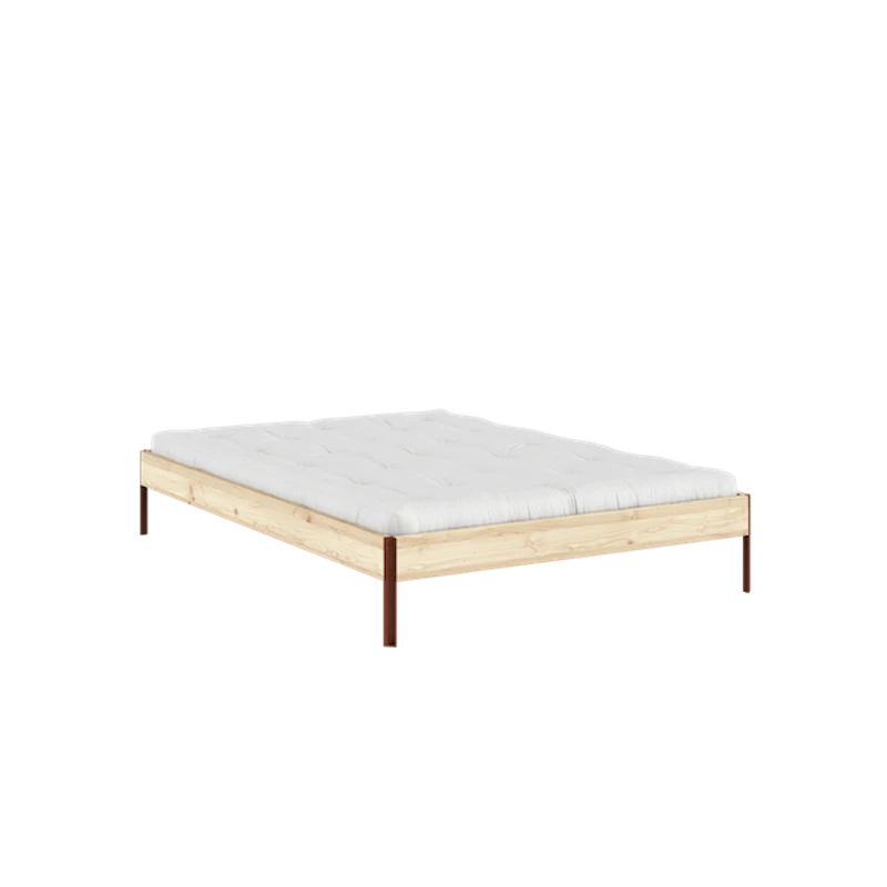 Core Bed Frame 140x200 Raw/Terra Red