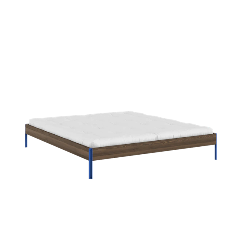Core Bed Frame 180x200 Carob Brown/Vivid Blue