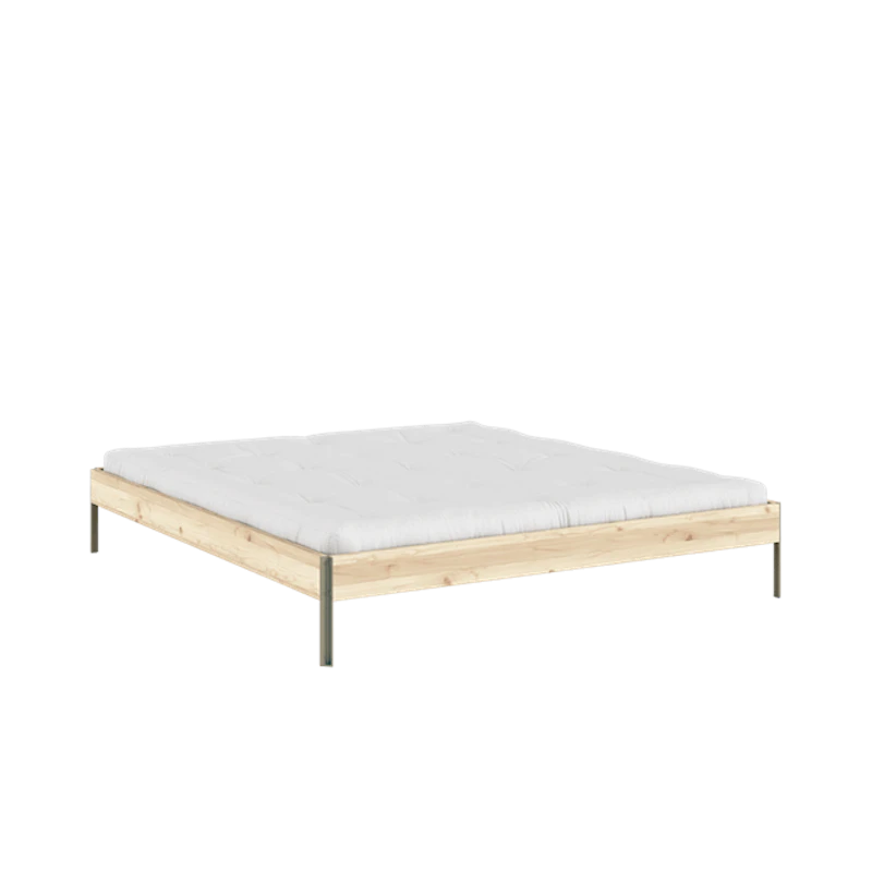 Core Bed Frame 180x200 Raw/Sage Green