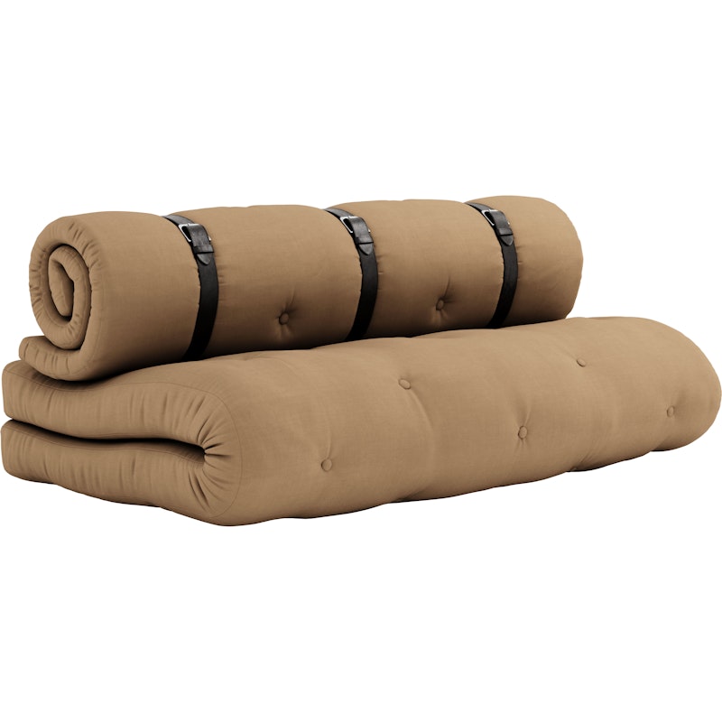 Buckle-Up Sofa With Belt, Mocca / Brown