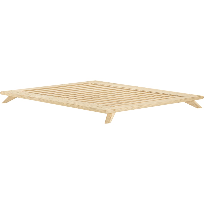 Senza Bed Frame Clear Lacquered, 180x200 cm