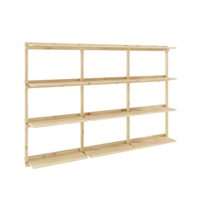 Groove Big Shelving Unit Raw
