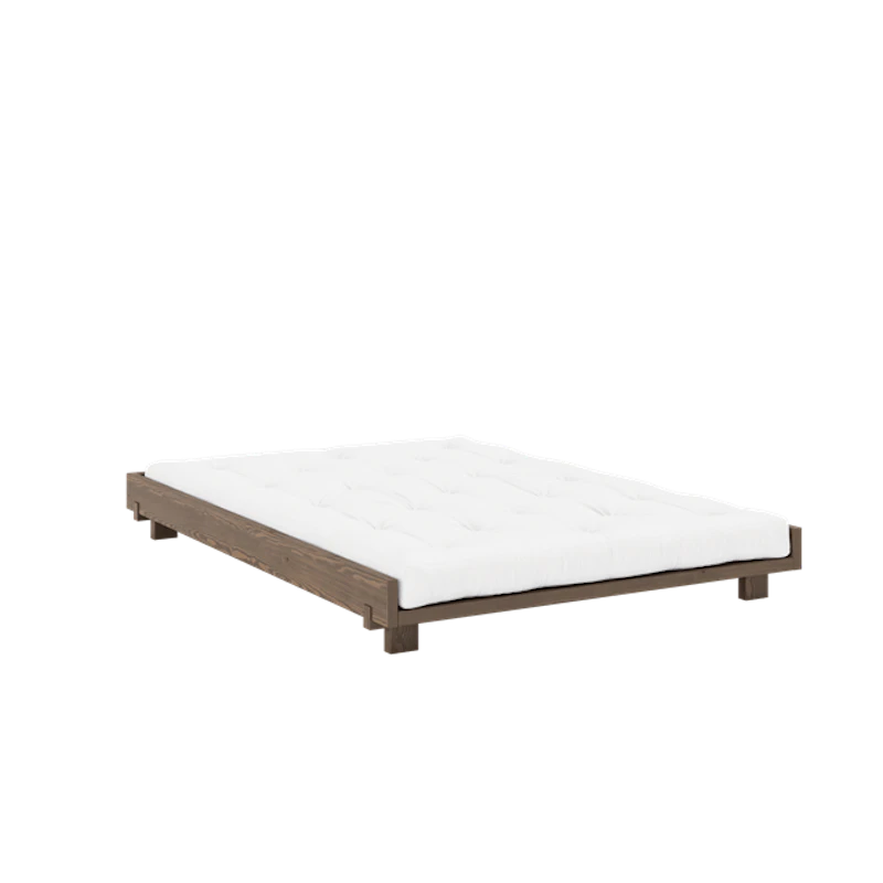 Social Bed Frame 140x200 Carob Brown