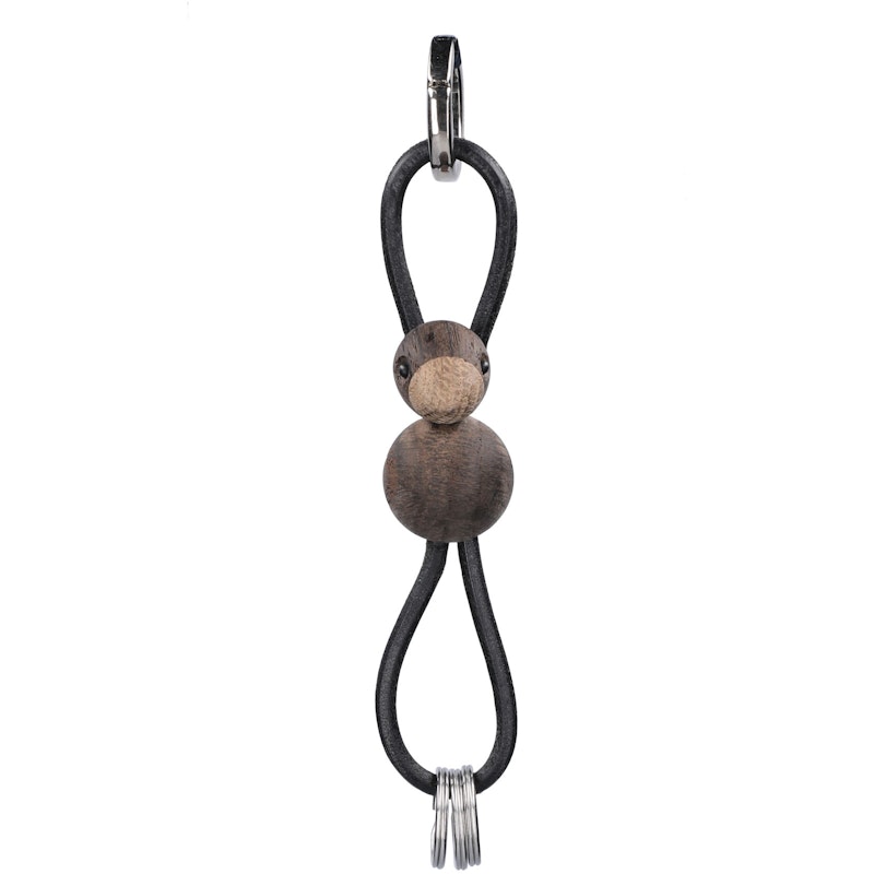 Keyring Smoked Oak / Silver