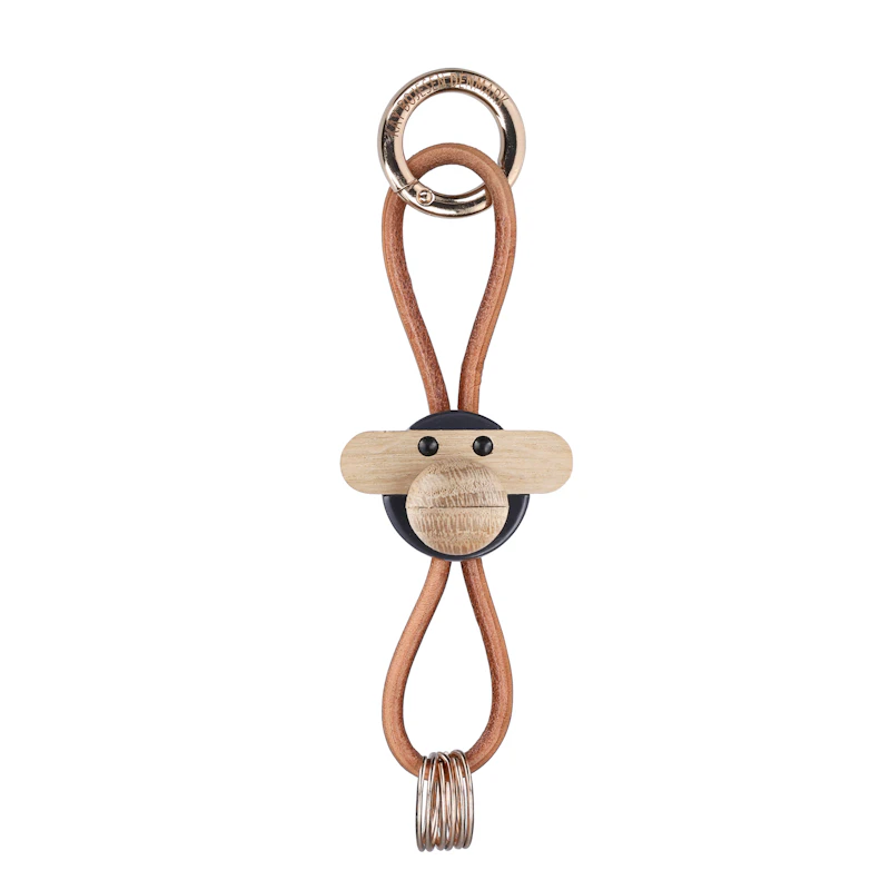 Keyring Monkey, Dark Grey