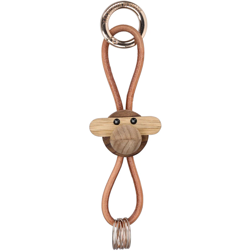 Keyring Monkey Brown / Gold