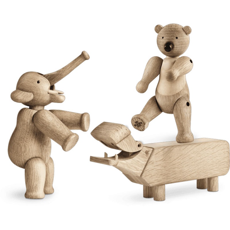 Liliput Wooden Figurines 3-pack Oak