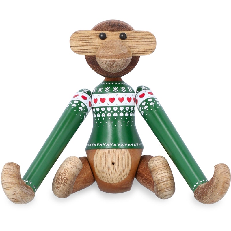 Monkey Christmas Jumper 2025, H9.5 cm