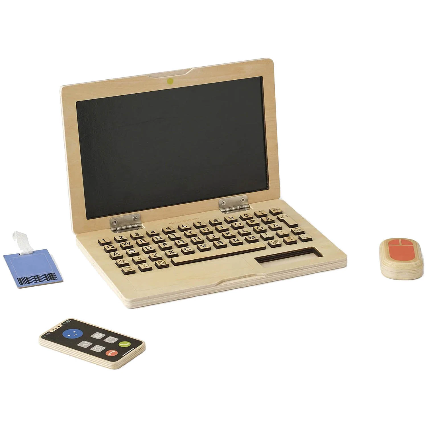 Computer Set Wood from Kids Concept | RoyalDesign.co.uk
