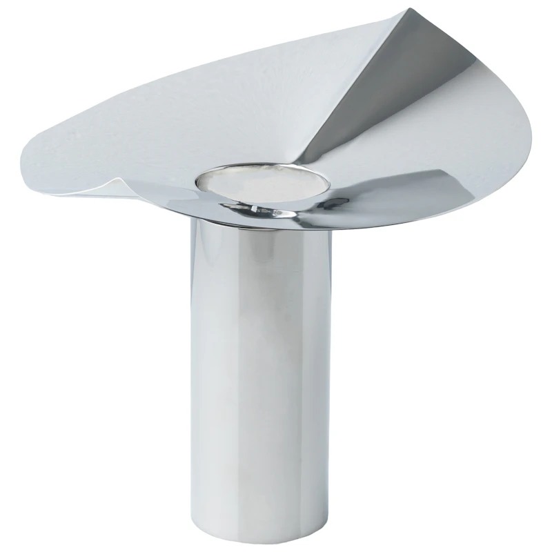 Leaf Candle Holder / Vase, Stainless Steel