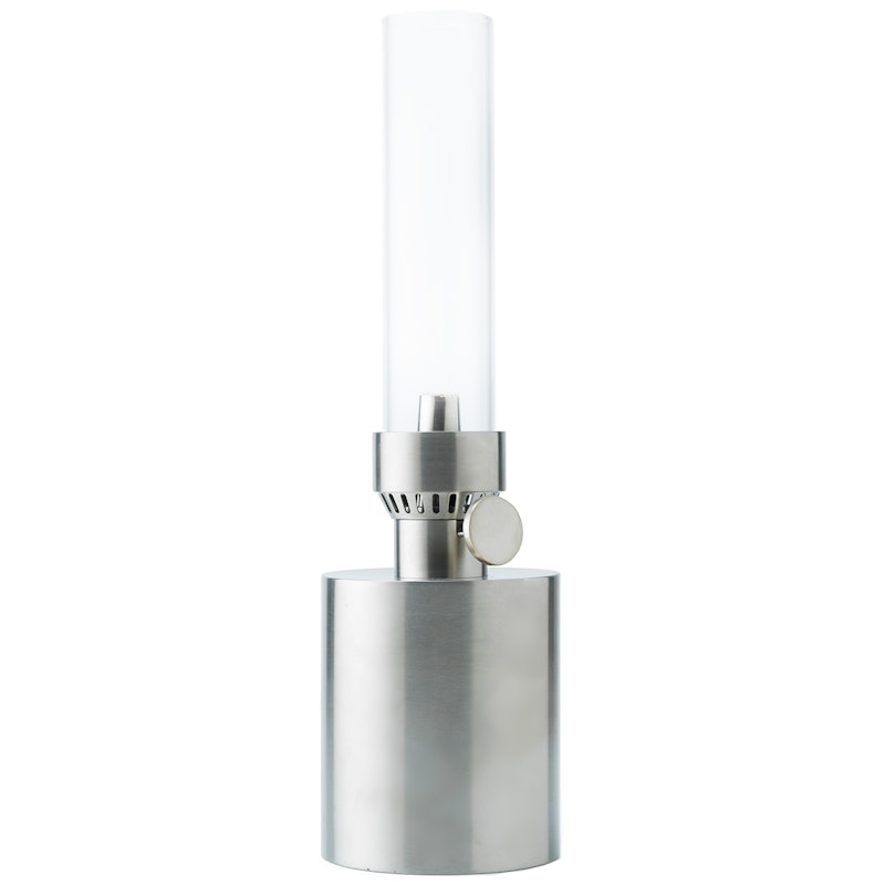 Platina Small Oil Lamp, Steel