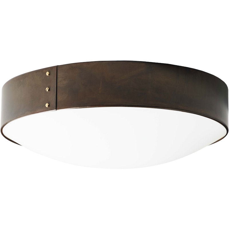 Svep Flush Ceiling Light 45 cm, Iron Oxide