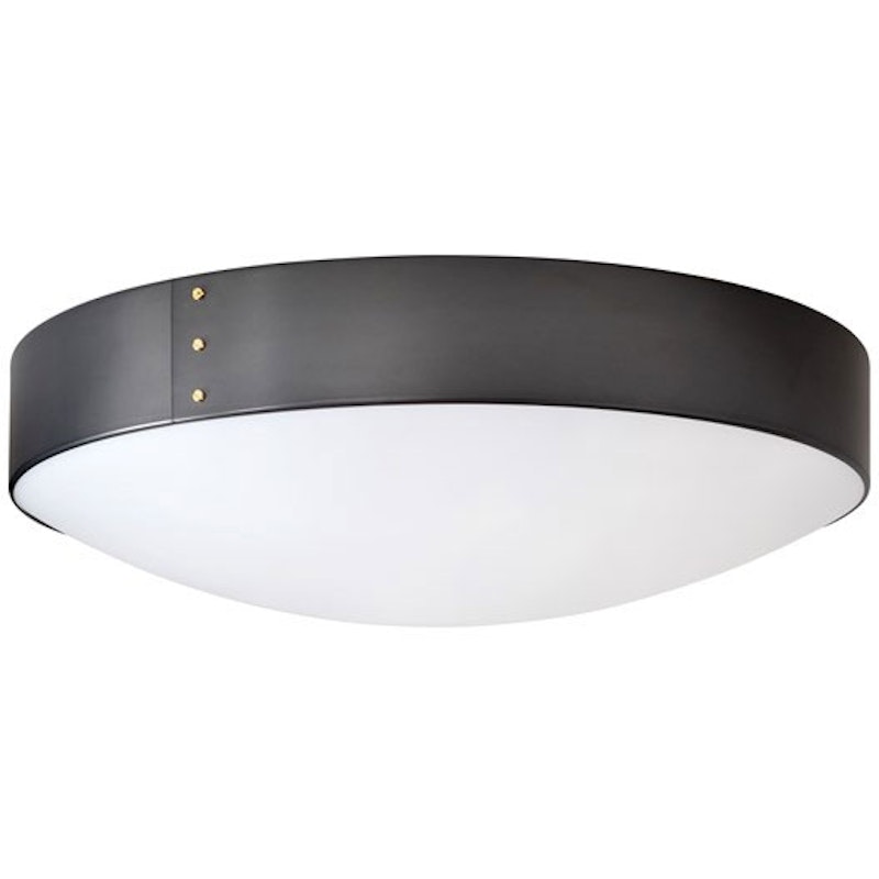 Svep Flush Ceiling Light 45 cm, Black Oxide