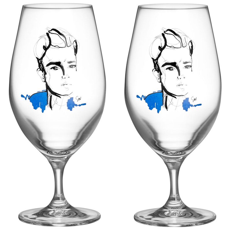 All About You Beer Glass 40 cl 2-pack, Celebrate Him