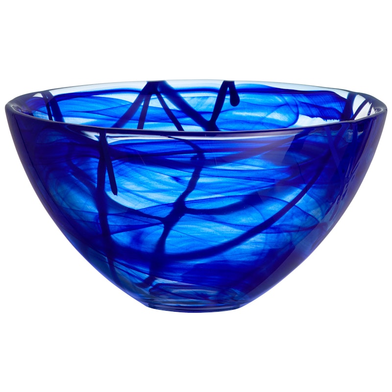 Contrast Bowl Blue, 23 cm