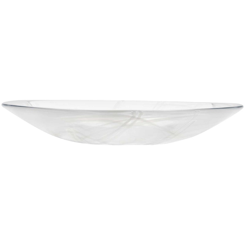 Contrast Dish White, 33 cm