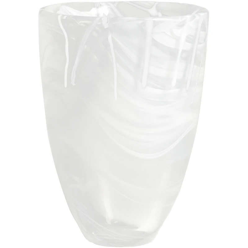 Contrast Vase 20 cm, White