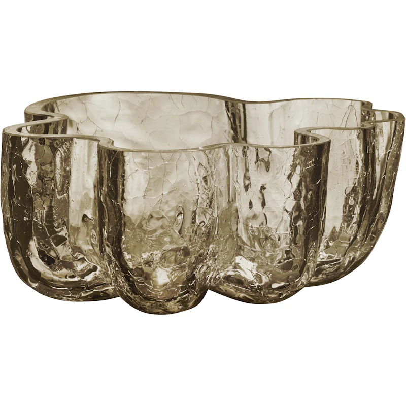 Crackle Bowl, Taupe