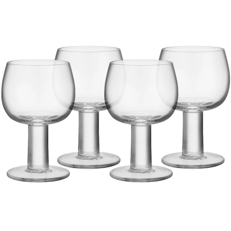 Father's glass 40 cl 4-pack, Clear