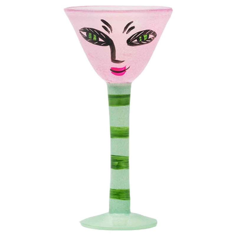 Friends Again ED-22 Glass, Pink/Green
