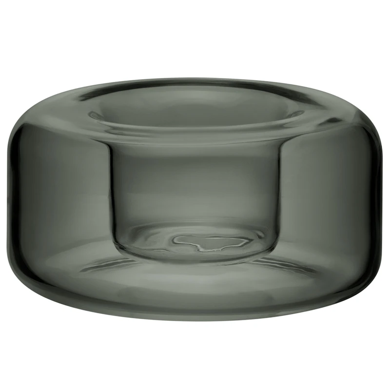Happy Candle Holder 4.7 cm, Anthracite