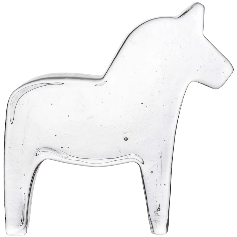 Kosta Horse 20 cm, Clear