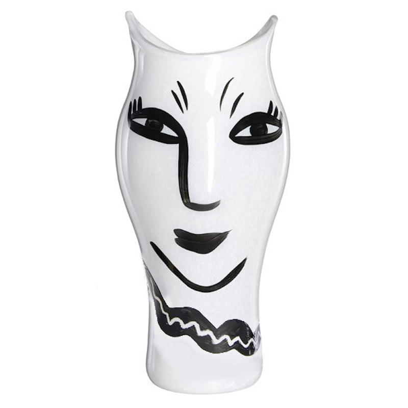 Open Minds Vase, White