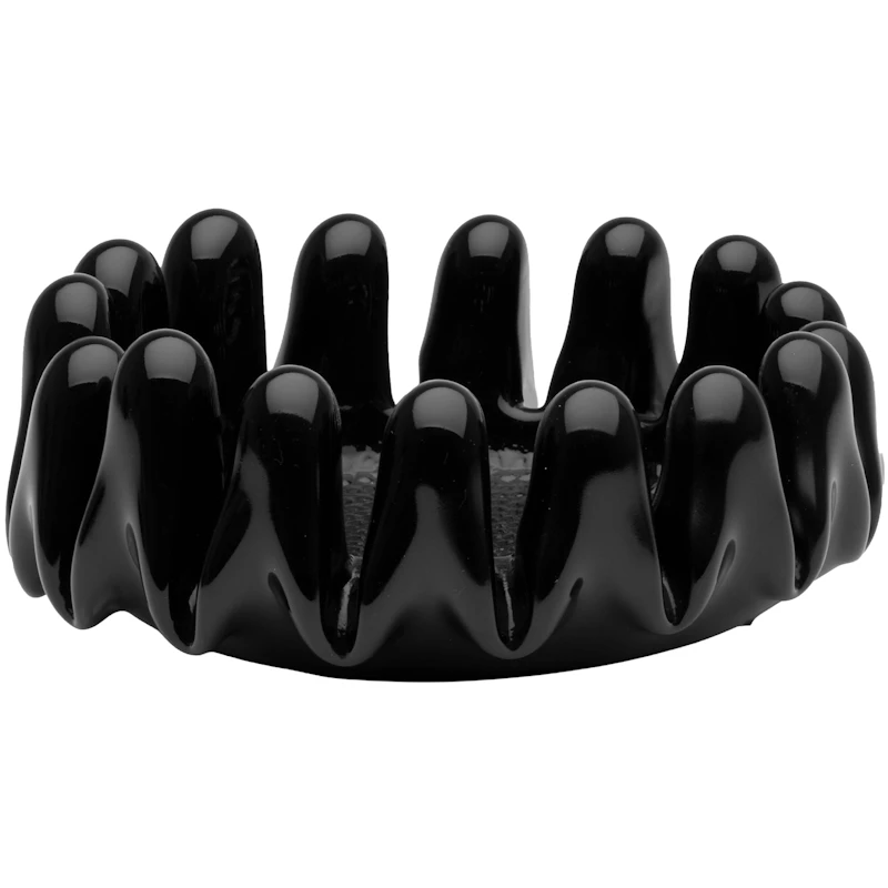 Sunflower Candle Holder, Black