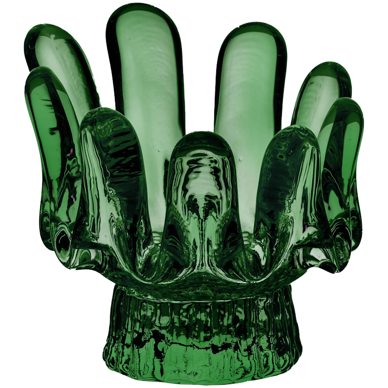 Sunflower Candle Holder 9,2 cm, Green