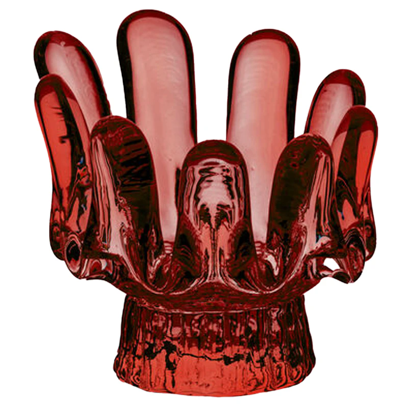 Sunflower Candle Holder Red, 9,2 cm