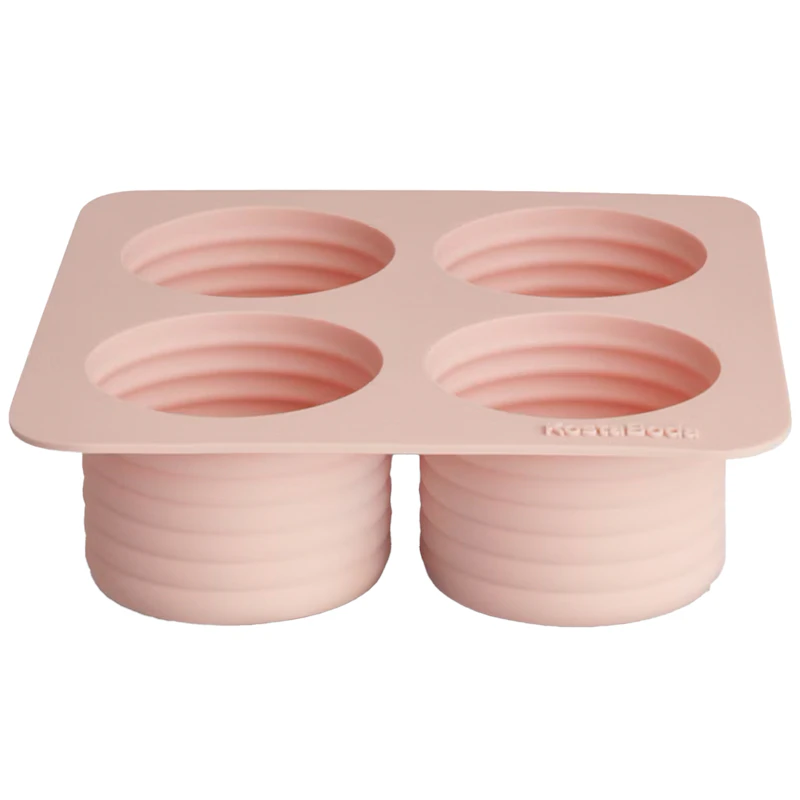 Viva Ice Cube Tray 4x13 cl, Powder Pink