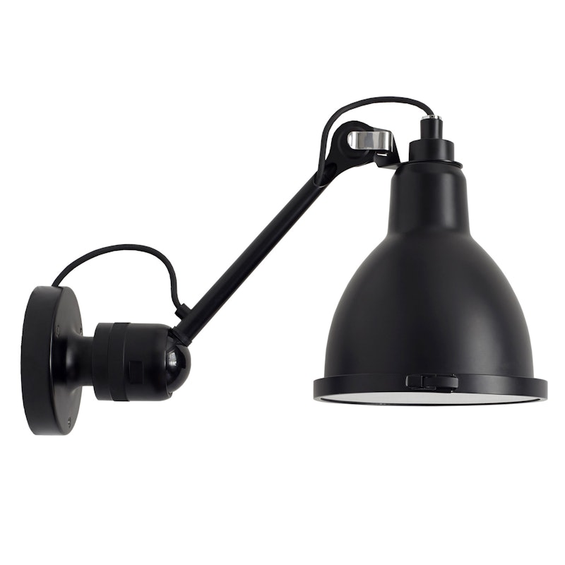 Lampe Gras N°304 XL Outdoor Seaside Wall Lamp, Black