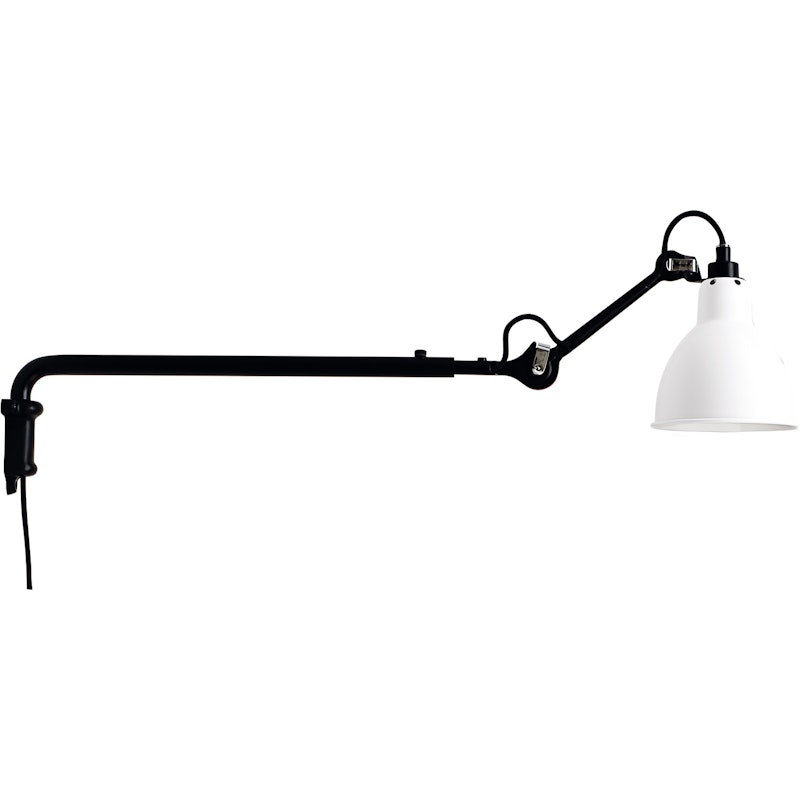 La Lampe Gras N°203 Wall Lamp, Black / White