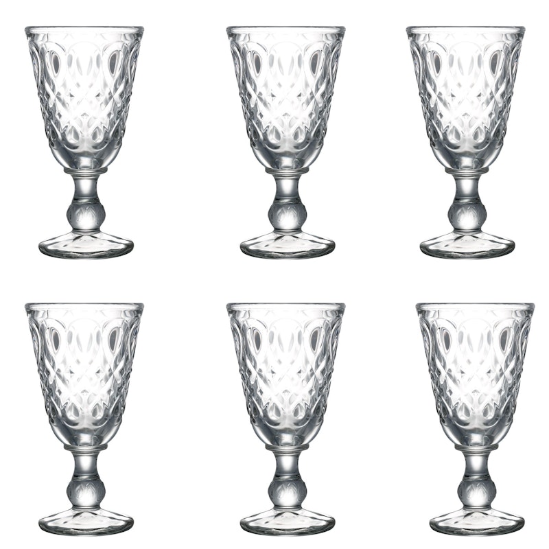 Lyonnais Wine Glass 6-pack, Clear