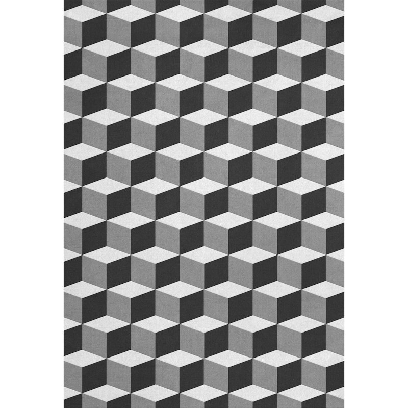 Illusion Wool Rug 200x300 cm, Monochrome
