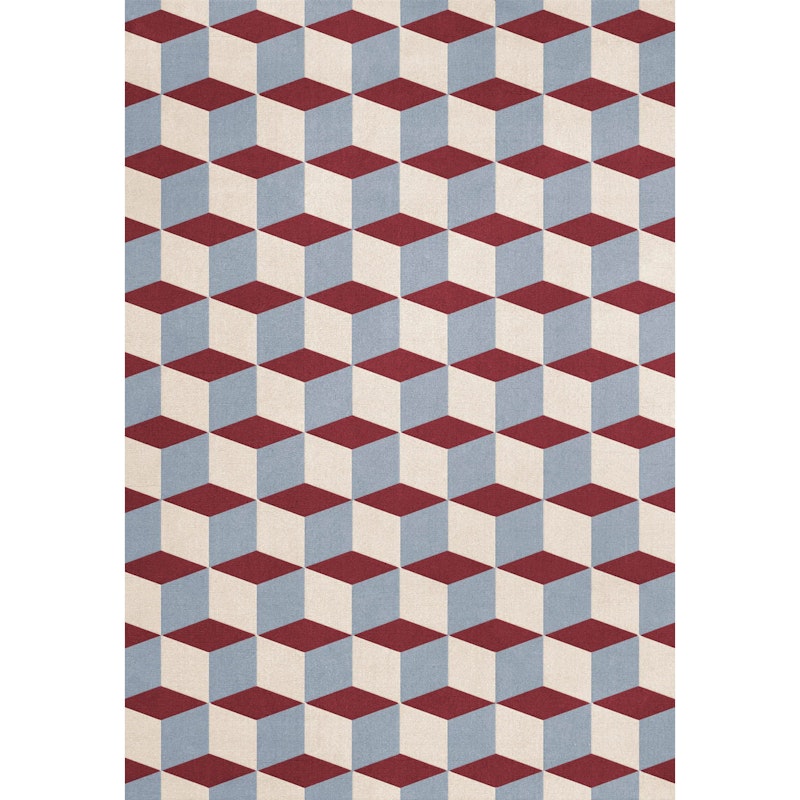Illusion Wool Rug 250x350 cm, Mulberry Sky