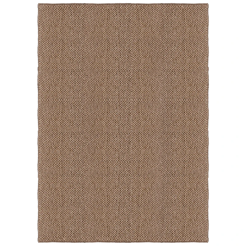Basket Weave Sisal Rug 300x400 cm, Brown