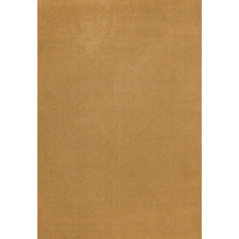Classic Solid Wool Rug 250x350 cm, Ochre