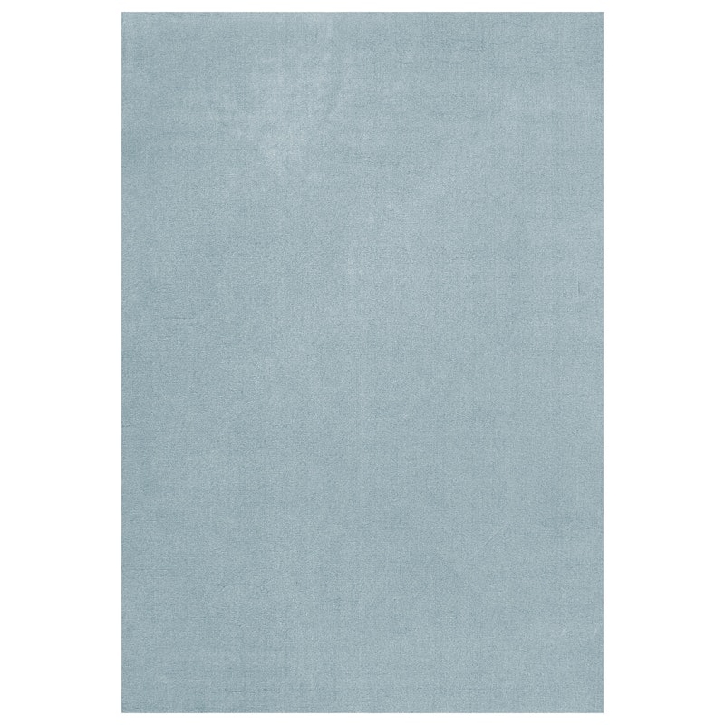 Classic Solid Wool Rug 180x270 cm, Blue Clair