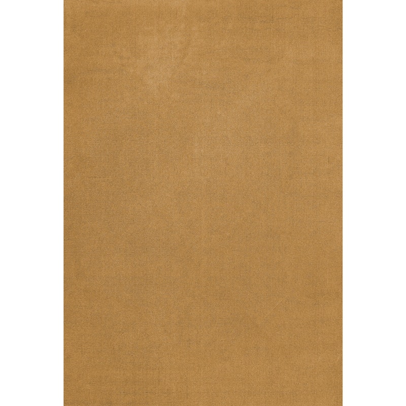 Classic Solid Wool Rug 180x270 cm, Ochre