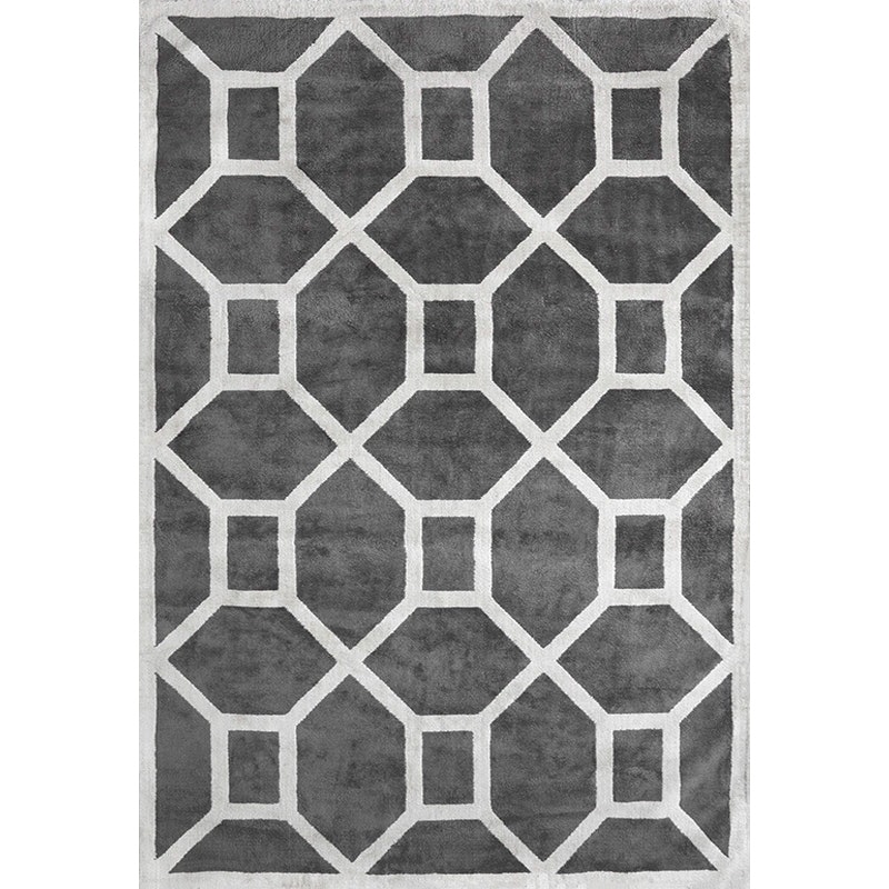 Entrance Viscose Rug 200X320 cm, Elephant Grey