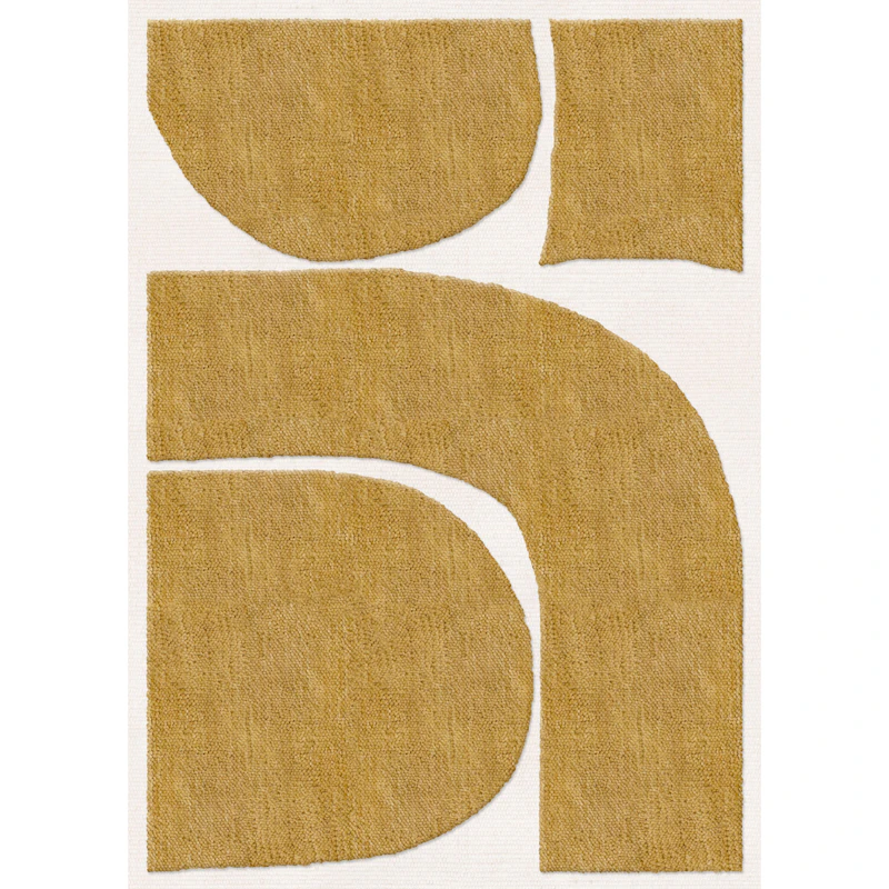 Gotland Rauk Wool Rug Sunflower Yellow, 250x350 cm