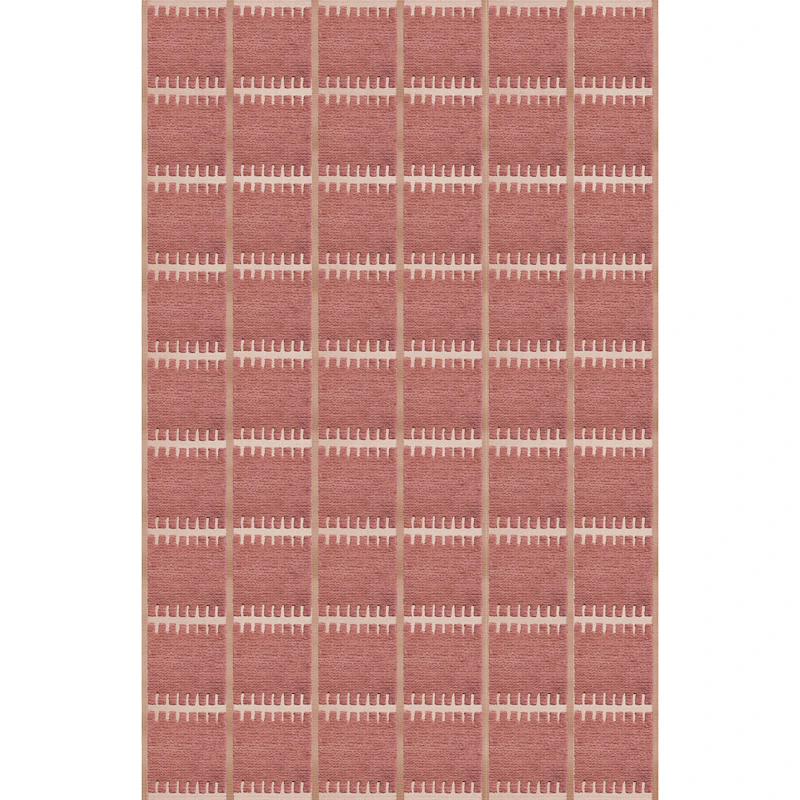 Lilly Wool Rug 200x300 cm, Claret Red
