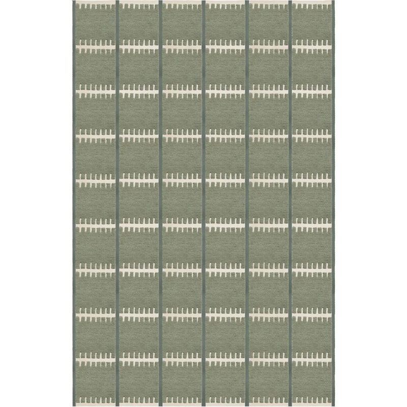 Lilly Wool Rug 200x300 cm, Green