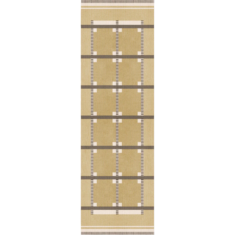 Röllakan Ruth Wool Rug 75x240 cm, Harvest Yellow