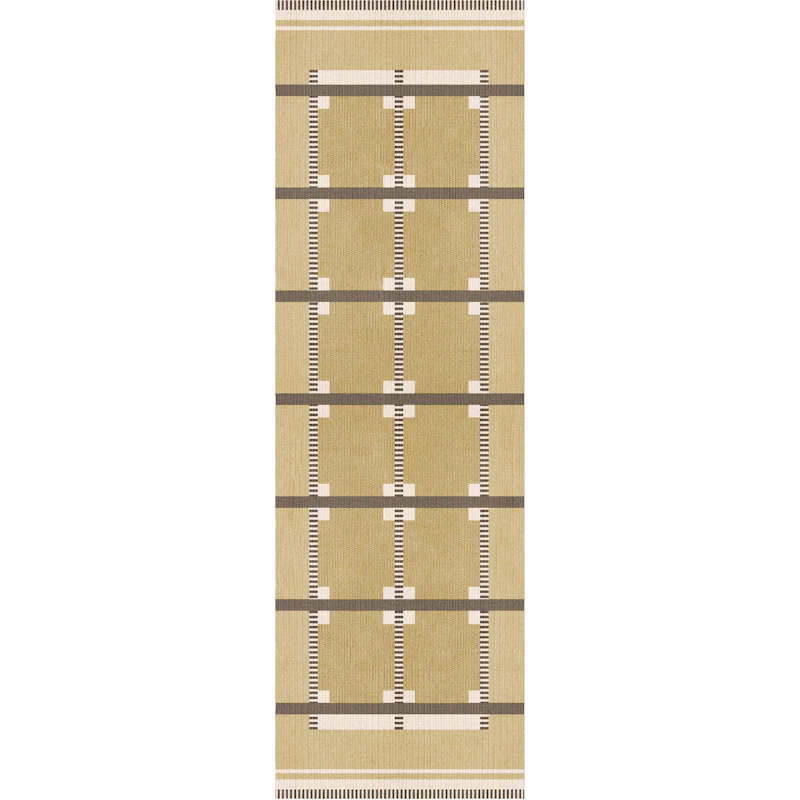 Röllakan Ruth Wool Rug 80x300 cm, Harvest Yellow