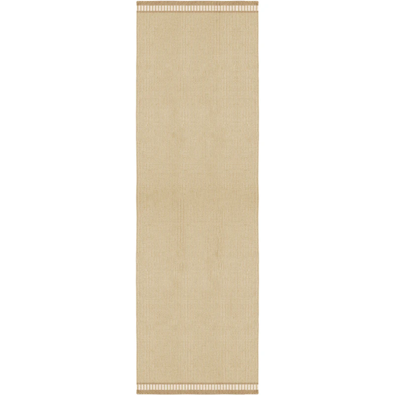 Röllakan Solid Wool Rug 75x240 cm, Mariegold