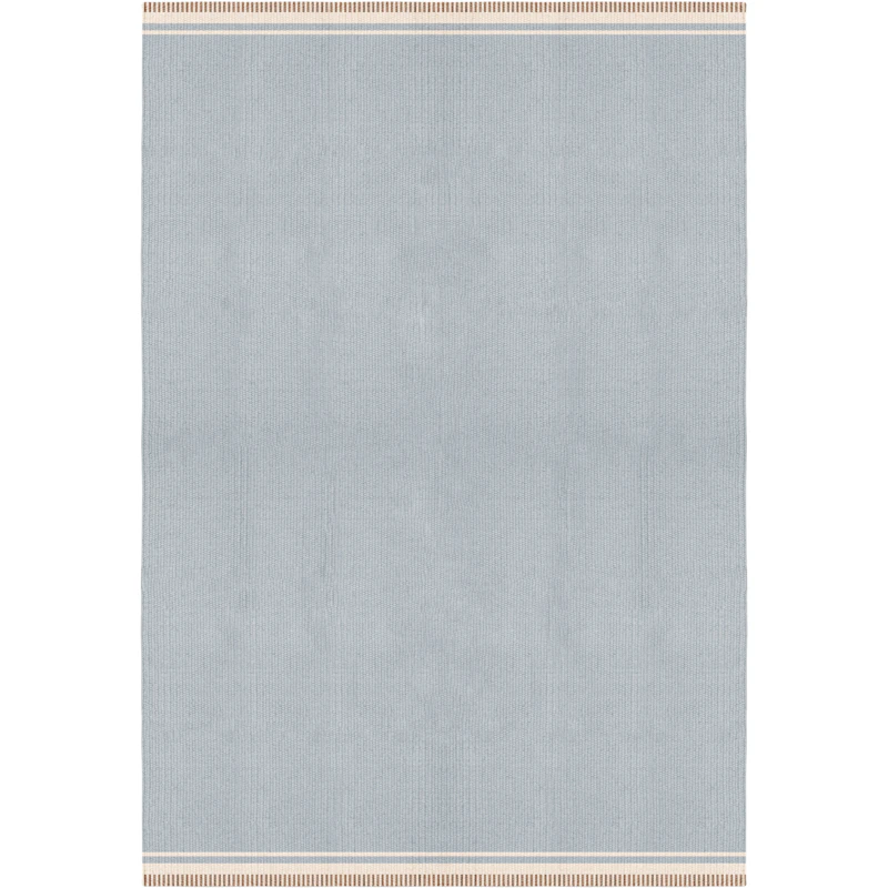 Röllakan Solid Wool Rug 180x270 cm, Sky Blue