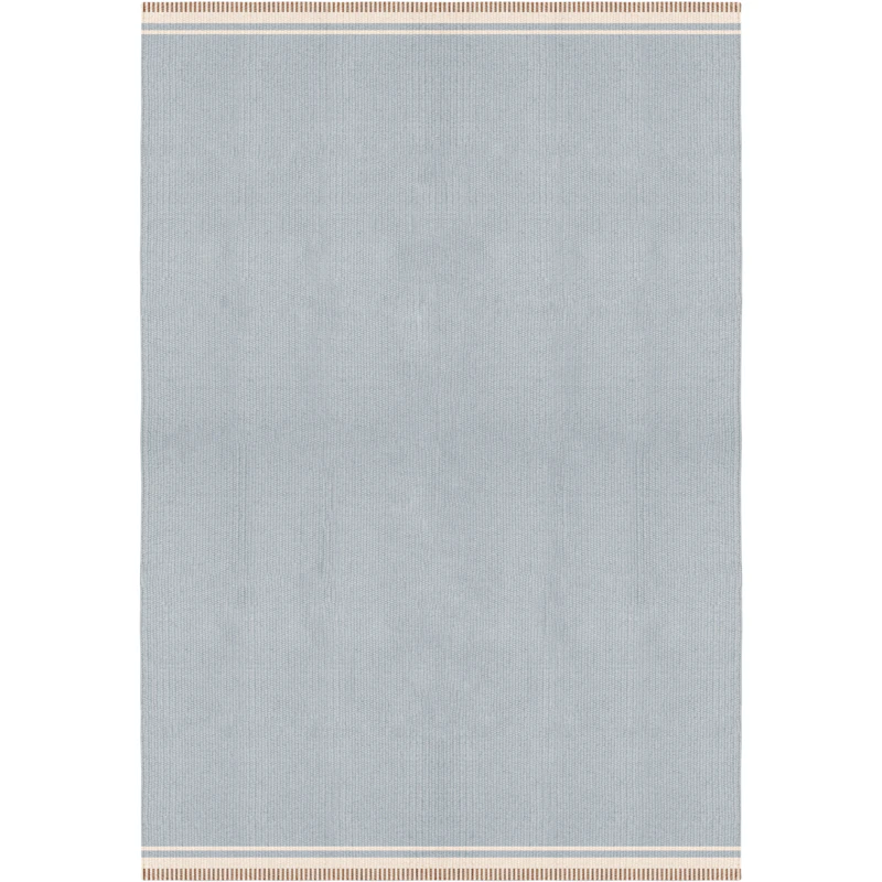 Röllakan Solid Wool Rug 200x300 cm, Sky Blue