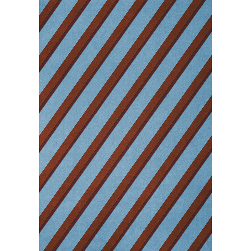 Teklan Diagonal Wool Rug 200x300 cm, Sky